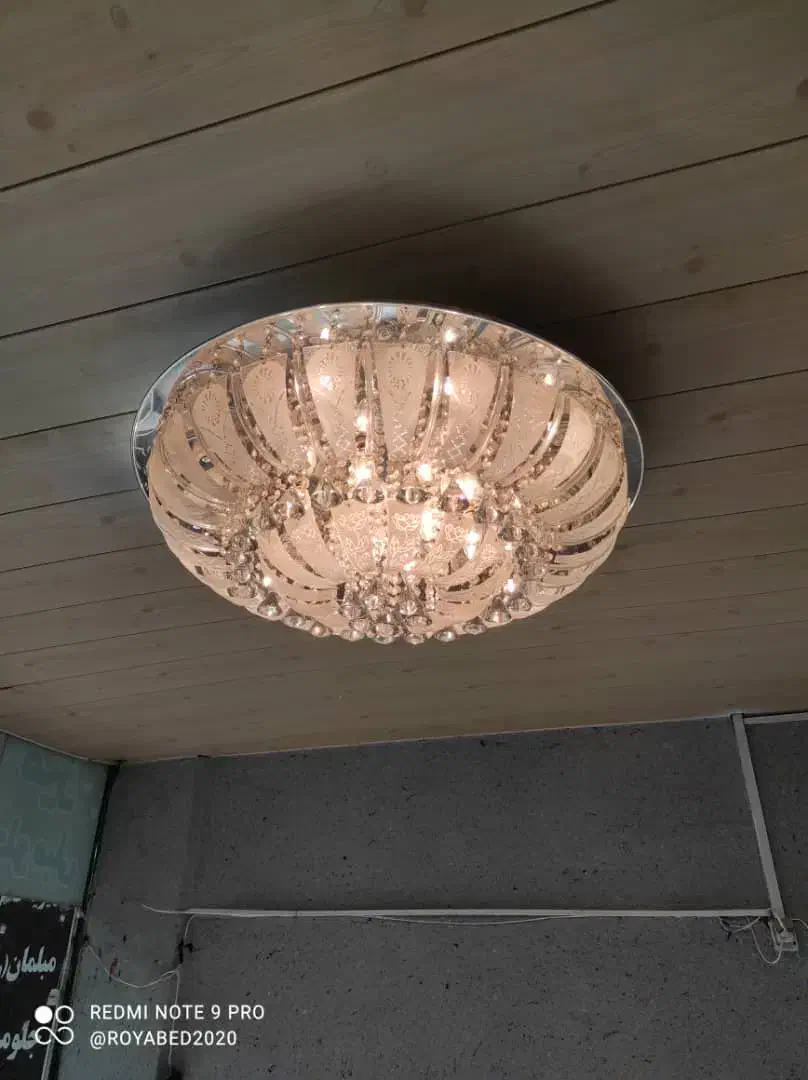 لوستر سقفی /لوستر کریستالی|لوستر و چراغ آویز|خمینی‌شهر, |دیوار