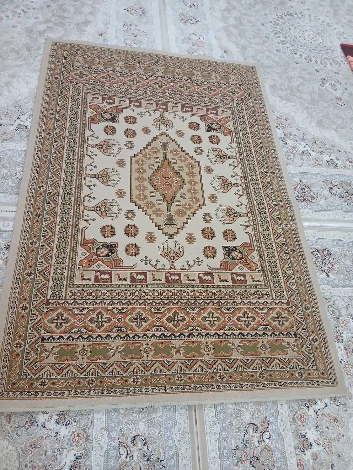 گلیم۴متری|گلیم، جاجیم، گبه|باغستان, |دیوار