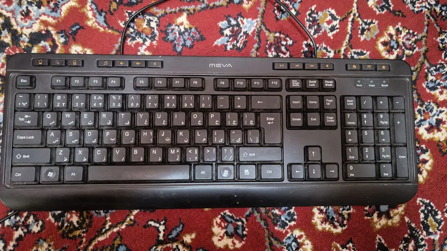 کیبورد meva|قطعات و لوازم جانبی رایانه|رشت, اسماعیل آباد|دیوار