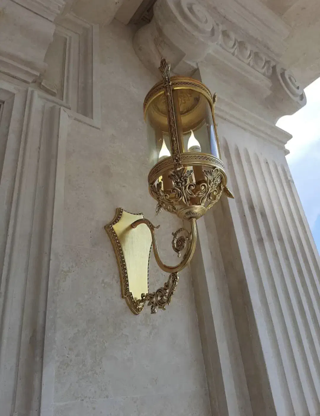 دیوارکوب برنزی|لوستر و چراغ آویز|اصفهان, سپاهان‌شهر|دیوار