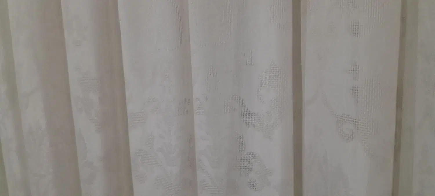 پرده حریر طرح دار|پرده، رانر، رومیزی|شیروان (خراسان), |دیوار