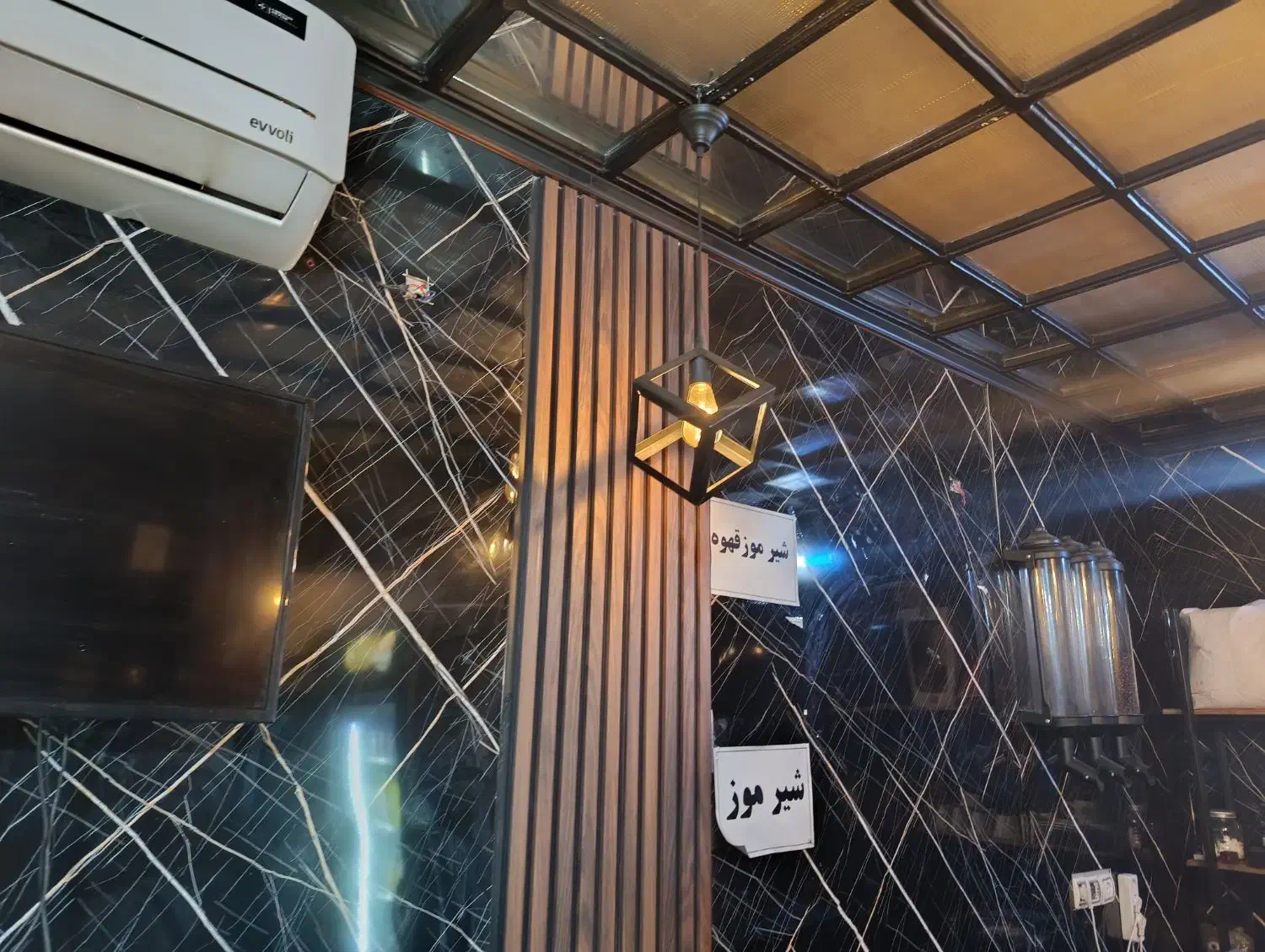 تابلو کافه قفسه و دیوار پوش ماربل 12 ترمو وال 4عدد|فروشگاه و مغازه|قرچک, مهدیه|دیوار