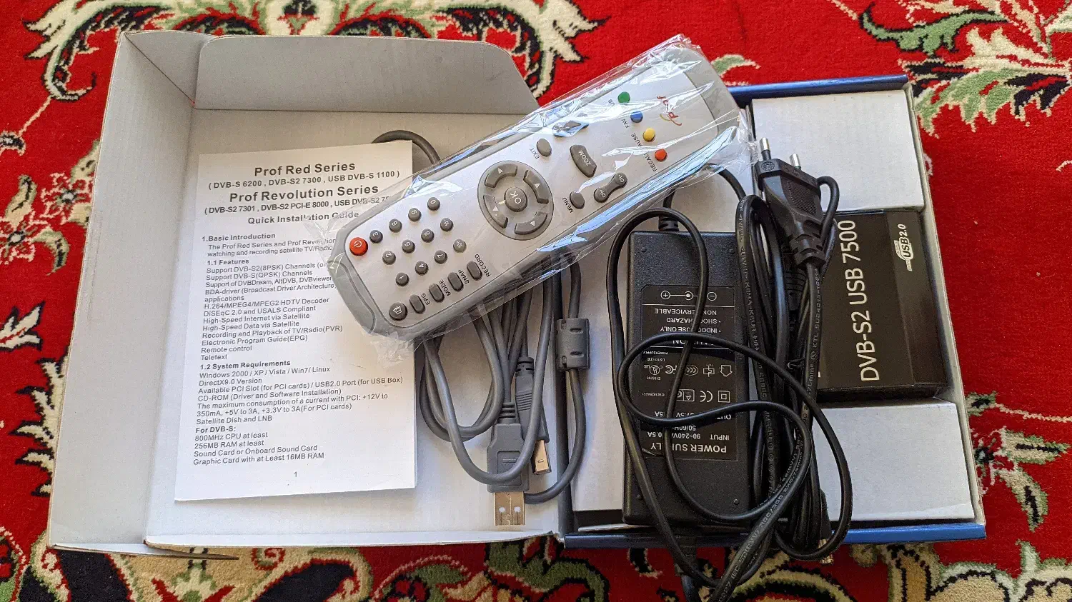 دی وی بی DVB اکسترنال Prof 7500|قطعات و لوازم جانبی رایانه|پرند, فاز ۵|دیوار