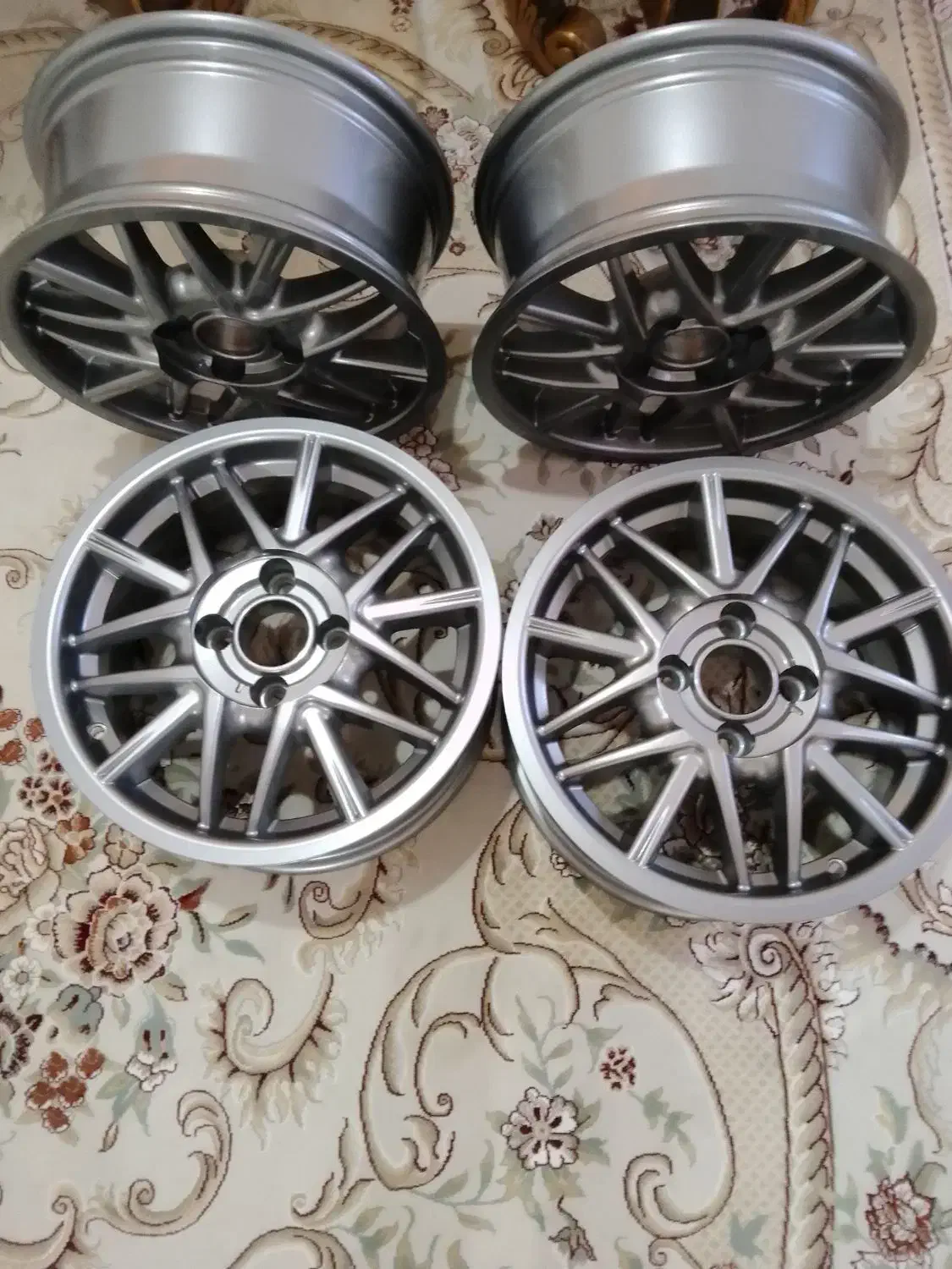 رینگ خرچنگی نقره‌ای دودی..15|قطعات یدکی و لوازم جانبی|زهک, |دیوار