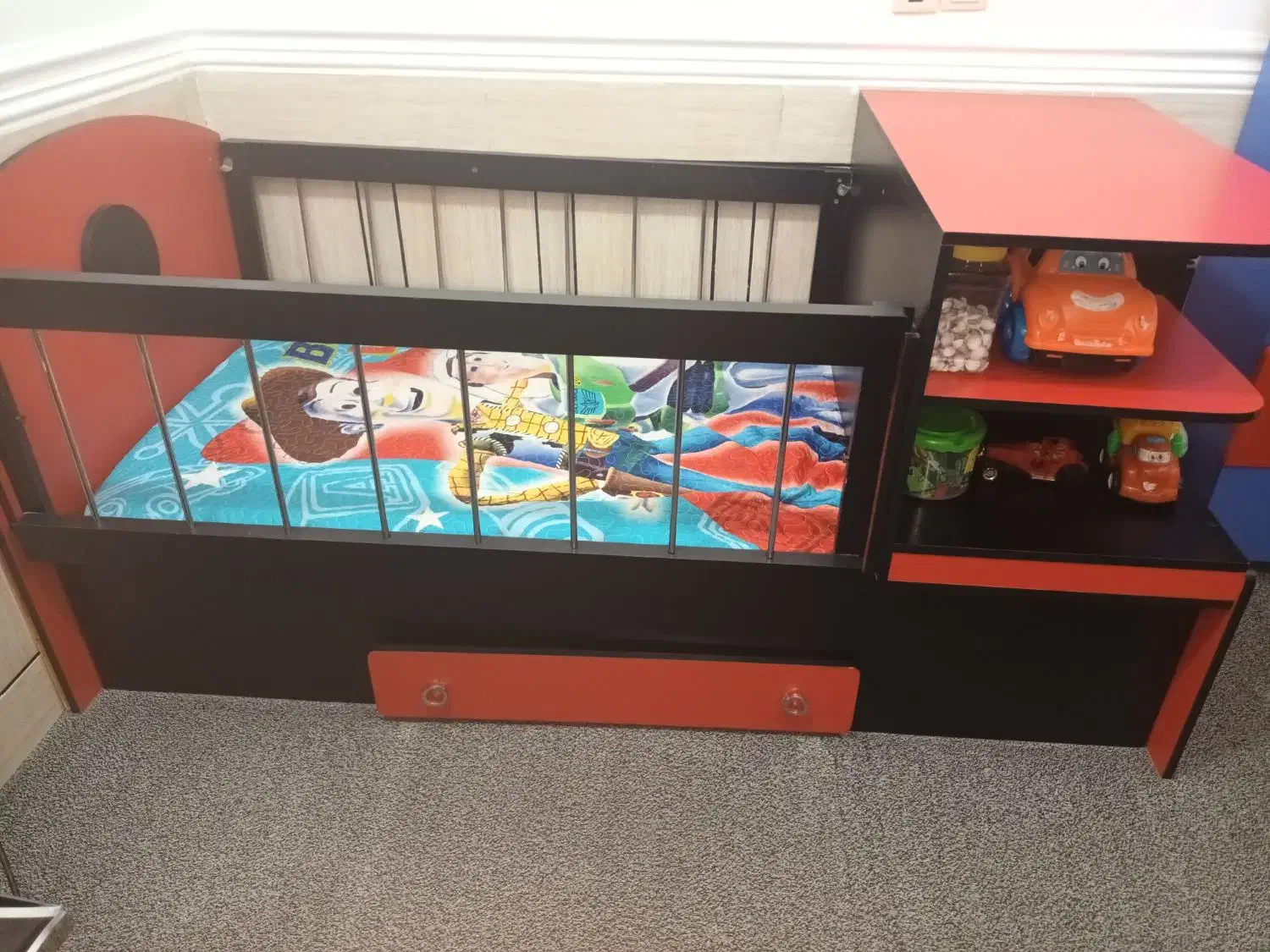 تخت یک نفره.نوجوان|تخت و سرویس خواب|رامهرمز, |دیوار