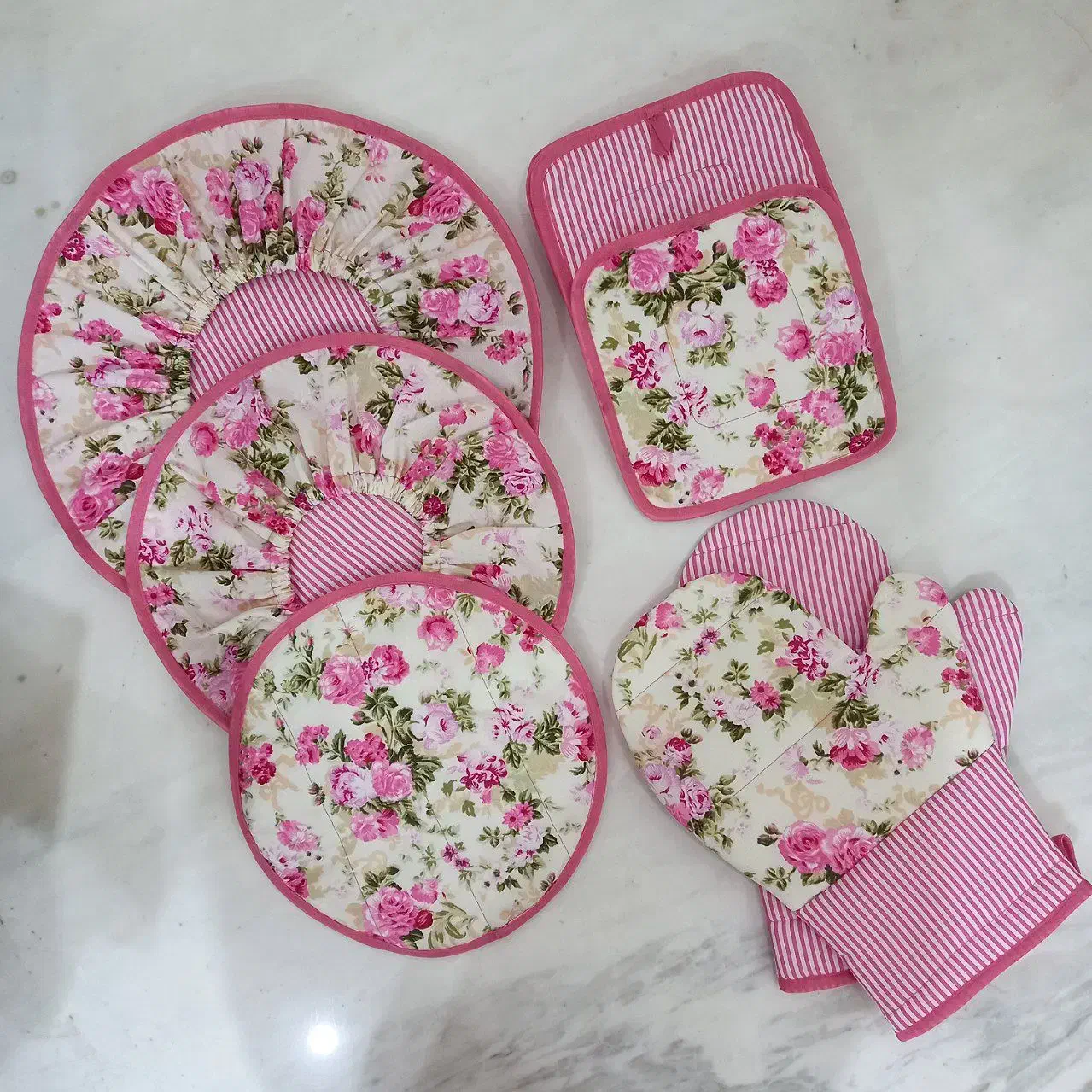 سرویس اشپزخانه دمکنی دستگیره|سفره، حوله، دستمال آشپزخانه|اسلامشهر, شهرک مفیدی|دیوار