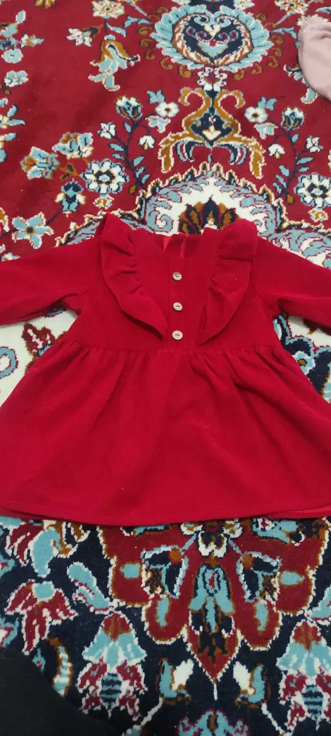 پیراهن دخترانه|کفش و لباس بچه|نهاوند, |دیوار