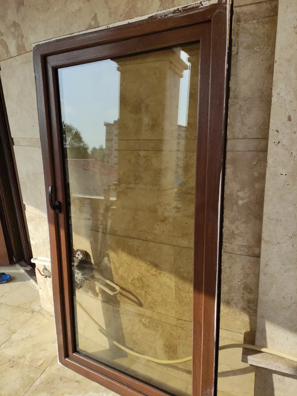 درب دو جداره pvc|مصالح و تجهیزات ساختمان|نوشهر, |دیوار