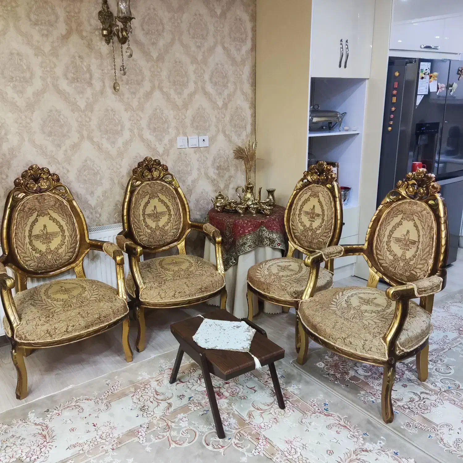 مبل چوبی|مبلمان خانگی و میز عسلی|گنبد کاووس, |دیوار