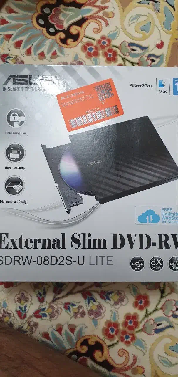 درایو دی وی دی اکسترنال مدل SDRW 08D2S U Lite|قطعات و لوازم جانبی رایانه|قم, بنیاد|دیوار