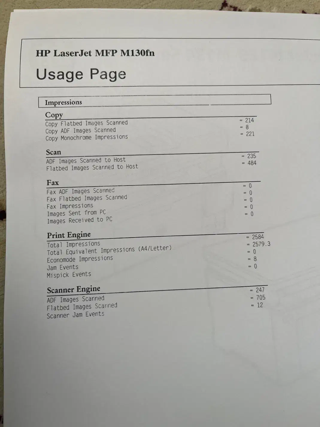 پرینتر HP LaserJet MFP M130fn|پرینتر، اسکنر، کپی، فکس|قروه, |دیوار