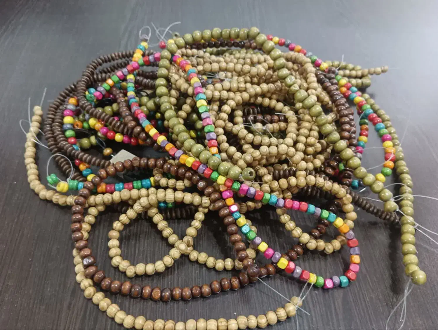 بدلیجات کریستال و مروارید فیمو بند چوبی|بدلیجات|بندر امام خمینی, |دیوار