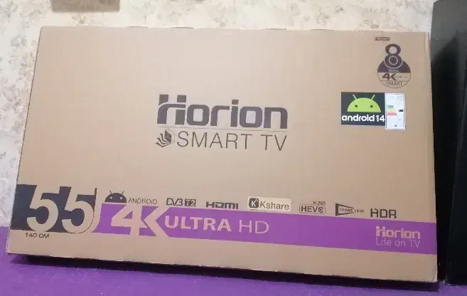 تلویزیون هوریون 55، 4k|تلویزیون و پروژکتور|مشهد, رده|دیوار