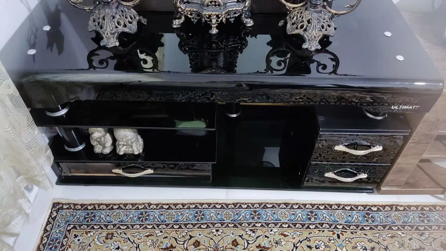 میز تلویزیون کاملا شیشهای|میز تلویزیون|نشتارود, |دیوار