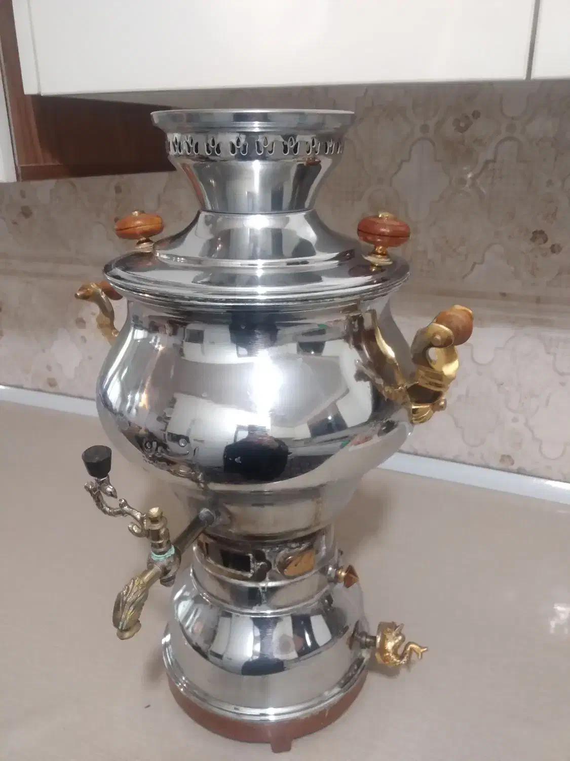 سماور ۱۰لیتری|سماور، چای‌ساز، قهوه‌ساز|ساوه, |دیوار