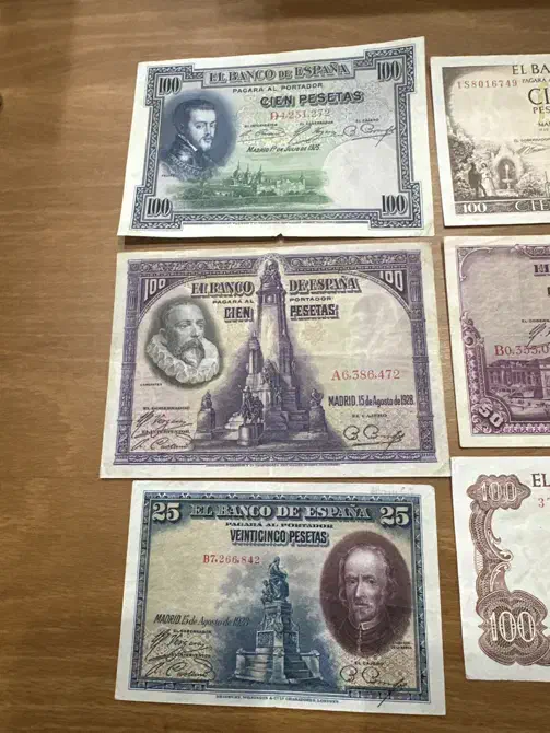 اسکناس اسپانیا|کلکسیون سکه، تمبر، اسکناس|مشهد, وکیل‌آباد|دیوار