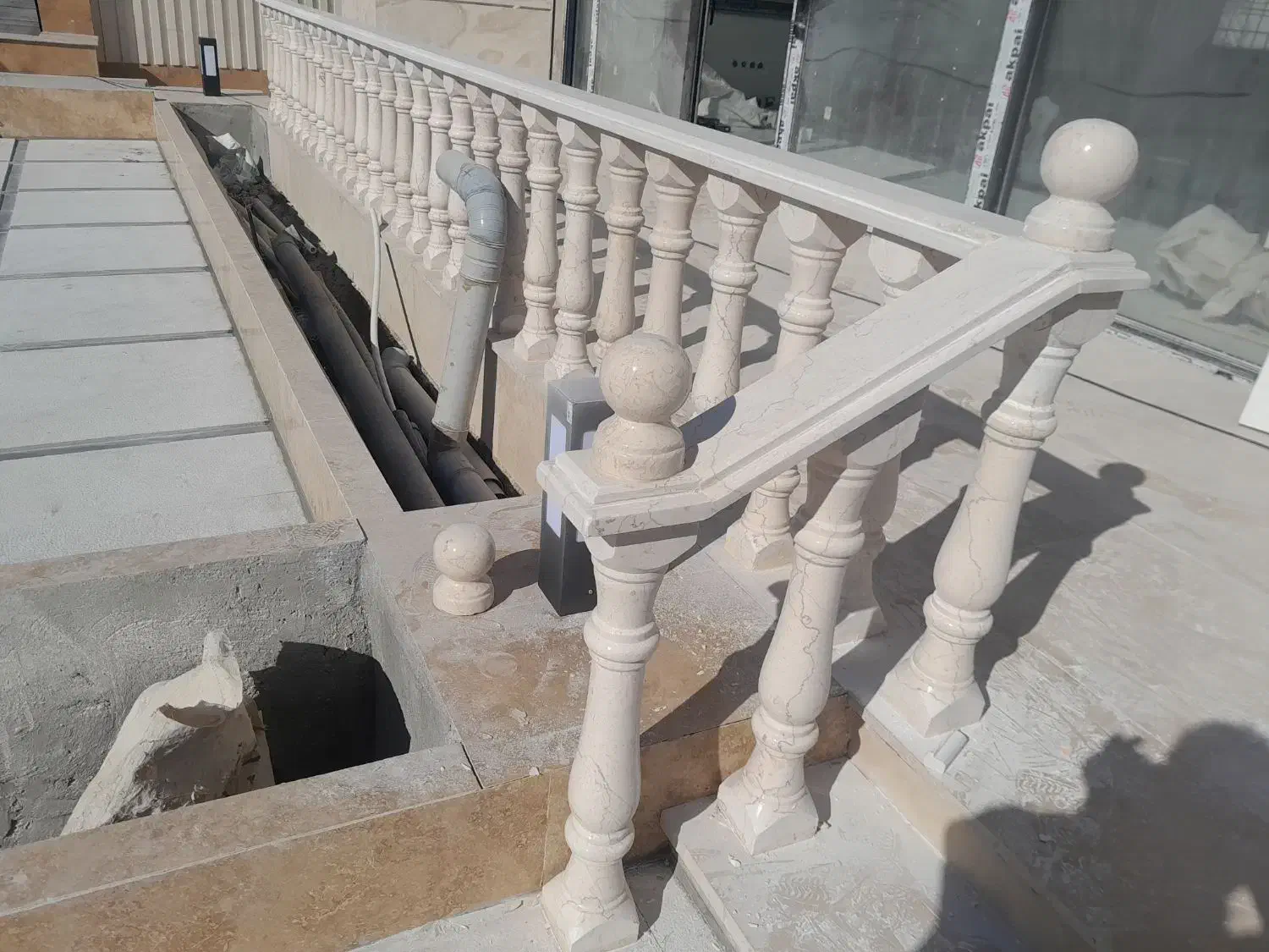 نصب نرده سنگی و آبنما و شومینه واسلب|خدمات پیشه و مهارت|اصفهان, خانه اصفهان|دیوار