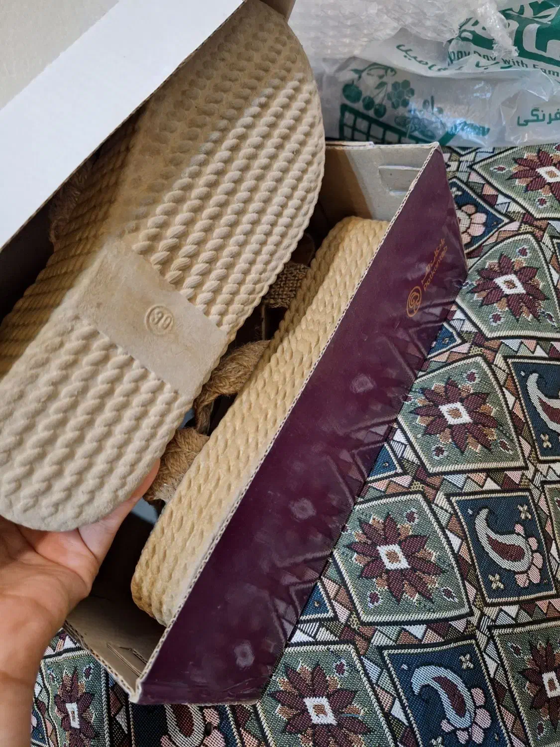 کفش کنفی سایز ۳۹|کیف، کفش، کمربند|آبادان, |دیوار