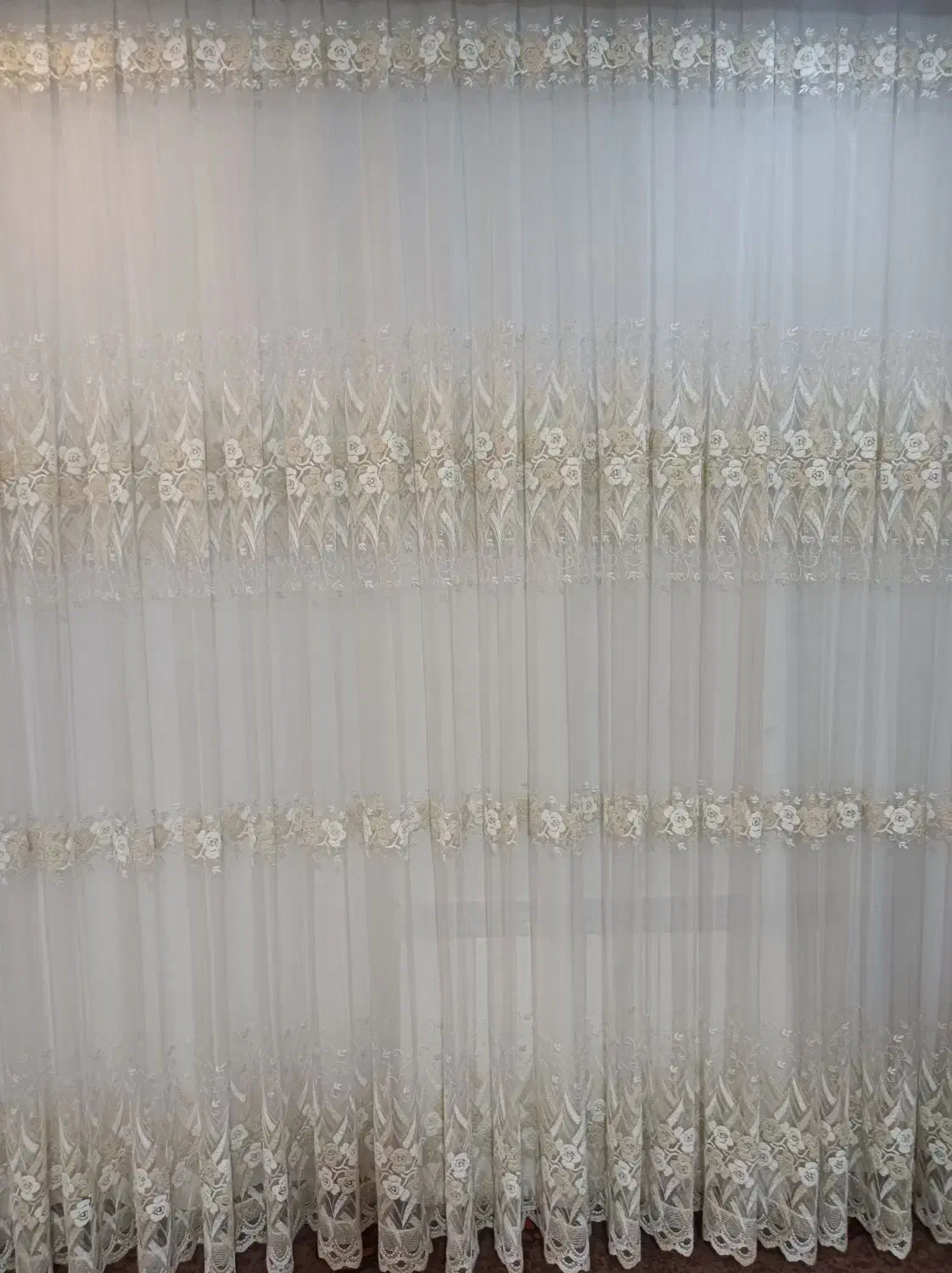 پرده توری پلیسه|پرده، رانر، رومیزی|ابهر, |دیوار