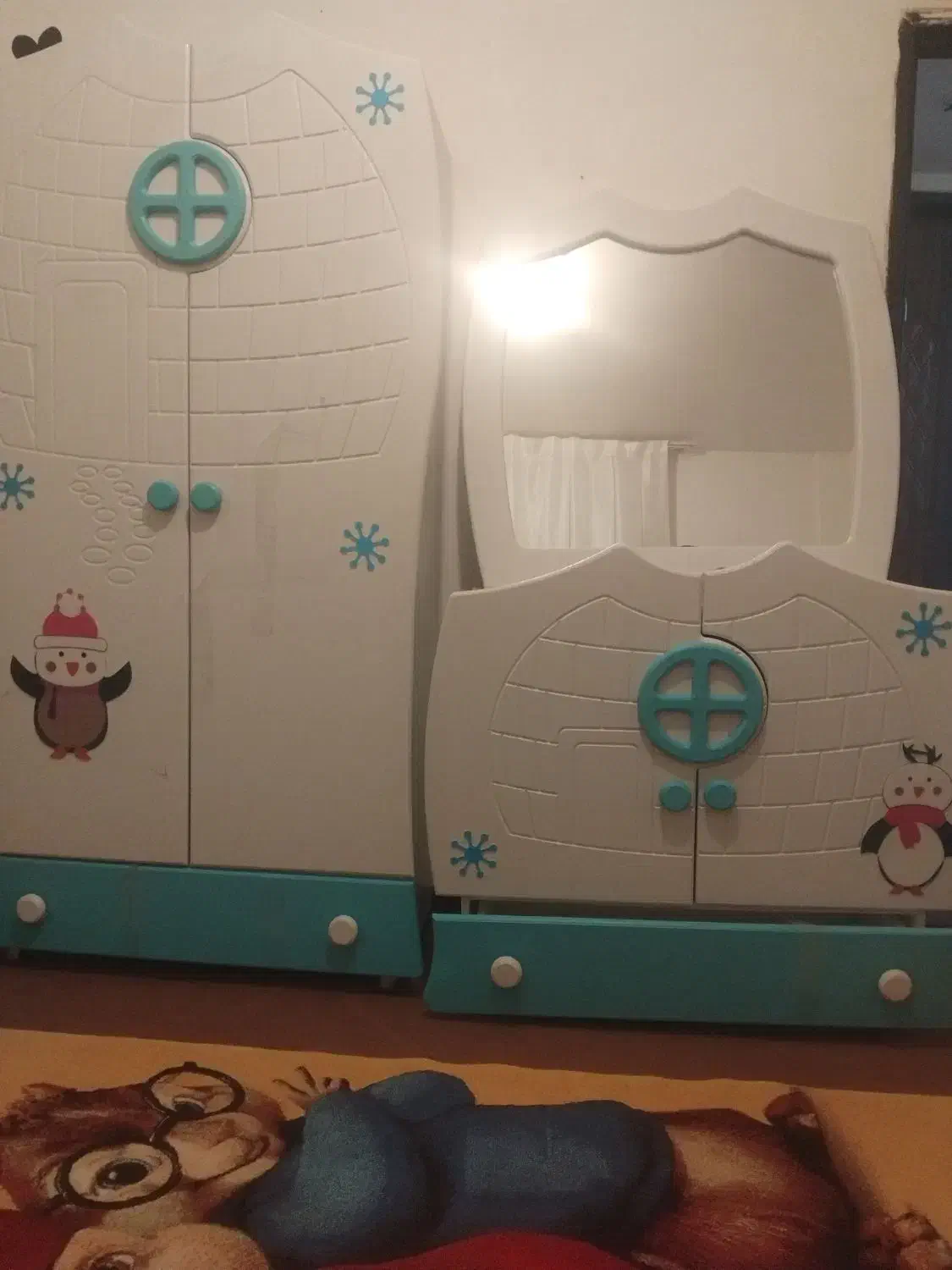 سرویس خواب  بچه|تخت و سرویس خواب|مبارکه, |دیوار