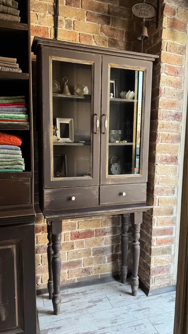 ویترین کنسول چوبی وینتیج|بوفه، ویترین، کنسول|بوشهر, |دیوار