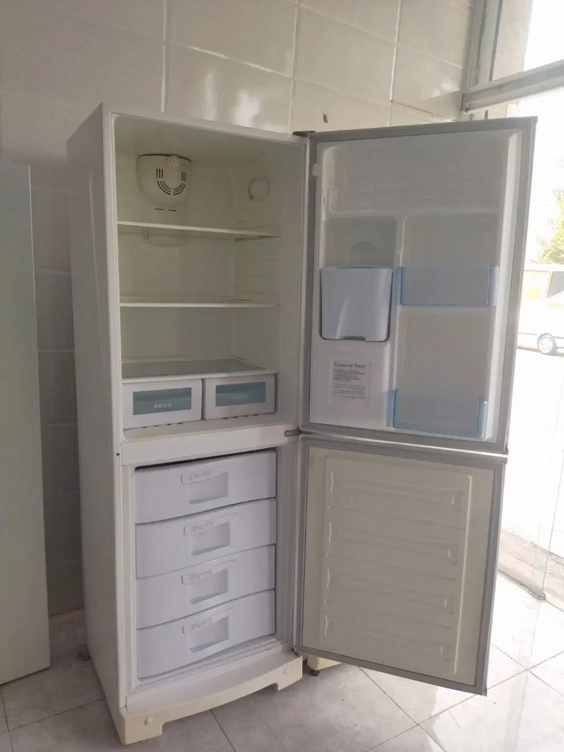 یخچال فریزر جنرال استیل موتور فابریک|یخچال و فریزر|شیراز, دشت چنار|دیوار