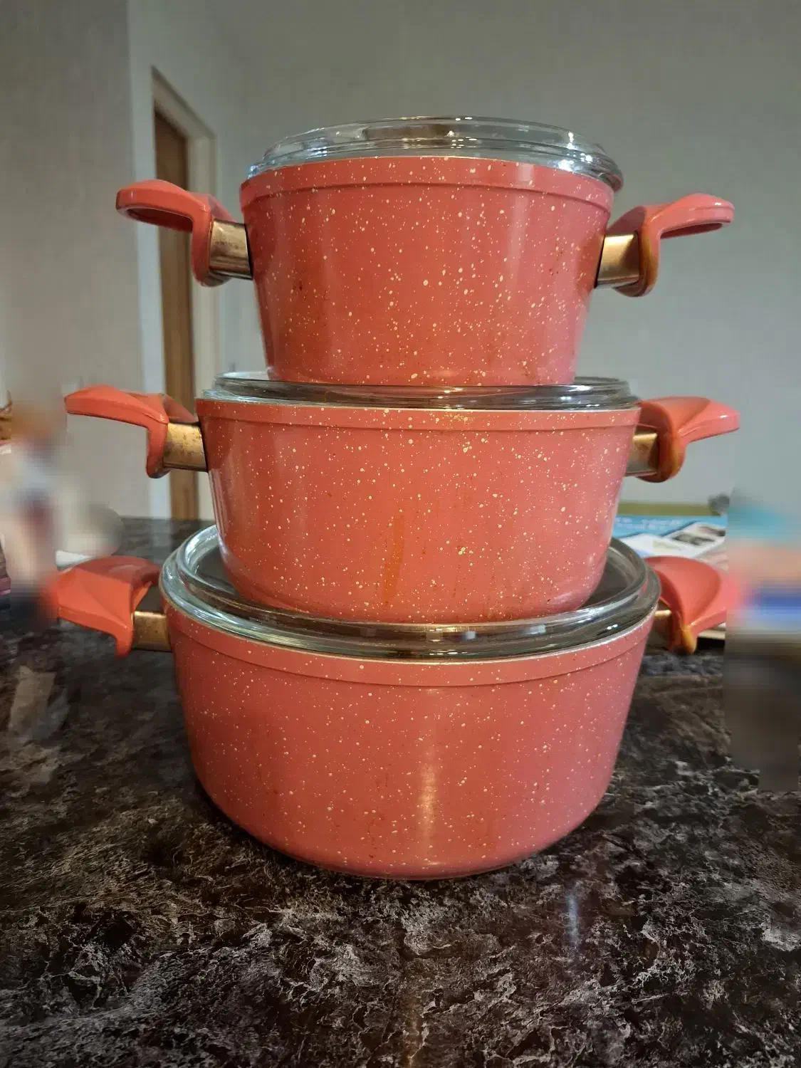 ست ۷ پارچه ی قابلمه چدن نچسب|ظروف پخت‌وپز|کیش, |دیوار