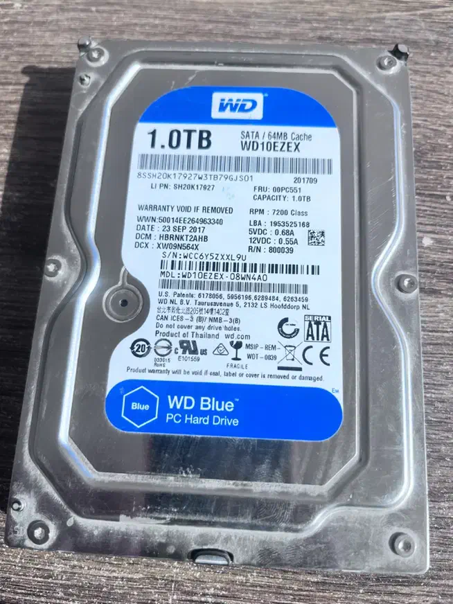 هارد ۱ ترا بلو اصلی|قطعات و لوازم جانبی رایانه|سبزوار, ولیعصر (نجار آباد)|دیوار