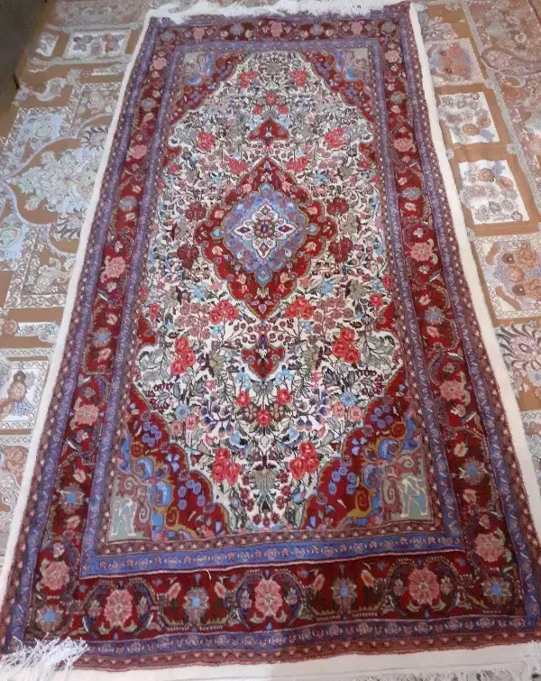 فرش کناره دستبافت|فرش|نهاوند, |دیوار