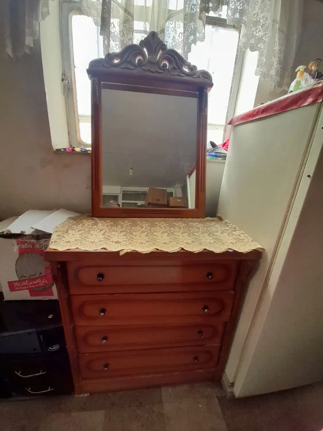 آینه دراور|بوفه، ویترین، کنسول|همدان, |دیوار