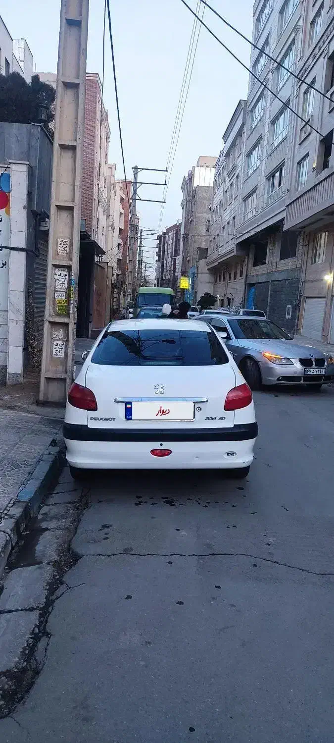 پژو206 اتومات|خودرو سواری و وانت|تهران, ویلاشهر|دیوار