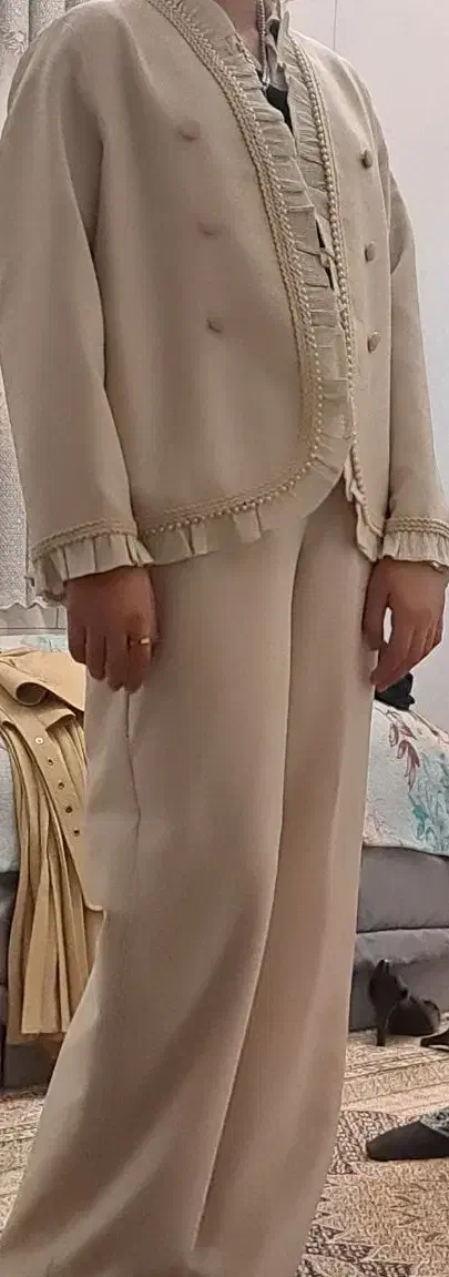 کت شلوار کرمی شیک|لباس|ری, فیروزآبادی|دیوار