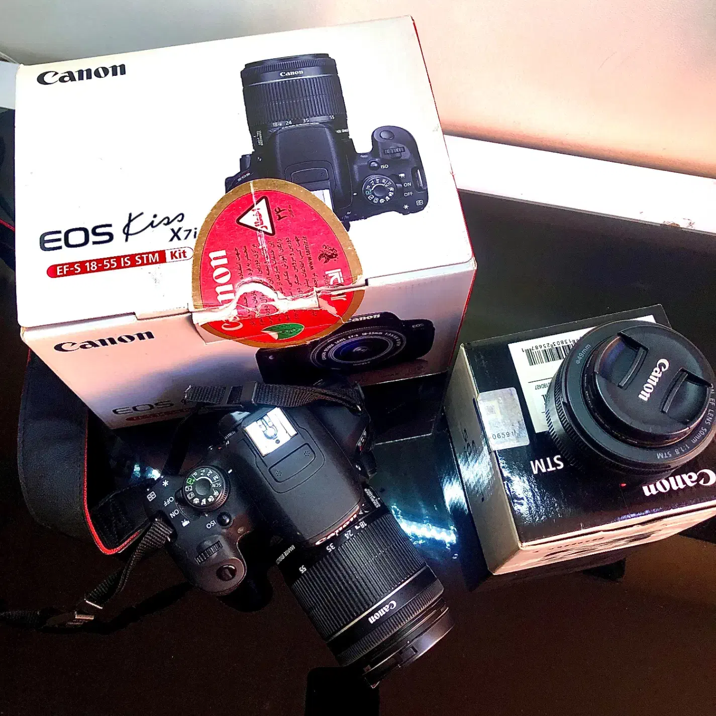 Canon x7i kiss|دوربین عکاسی و فیلم‌برداری|کرج, مهرویلا شمالی|دیوار