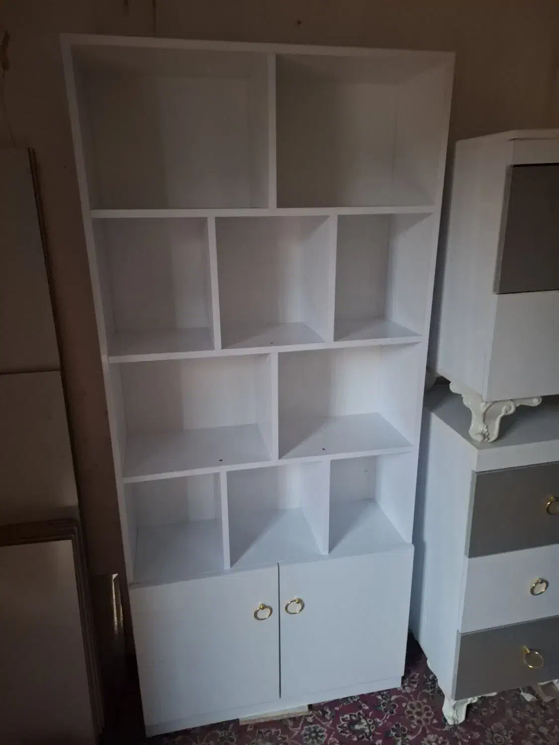 کتابخانه|کتابخانه، شلف، قفسه‌های دیواری|قم, قلعه کامکار|دیوار