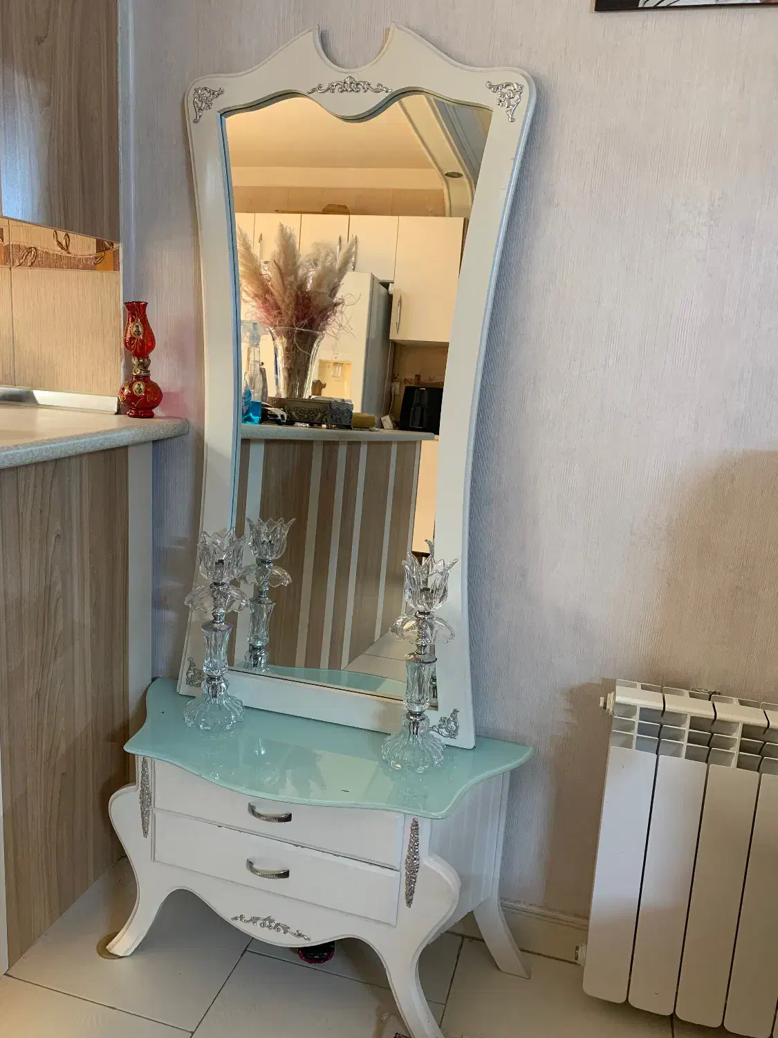 آینه و شمعدان|آینه|ری, فیروزآبادی|دیوار