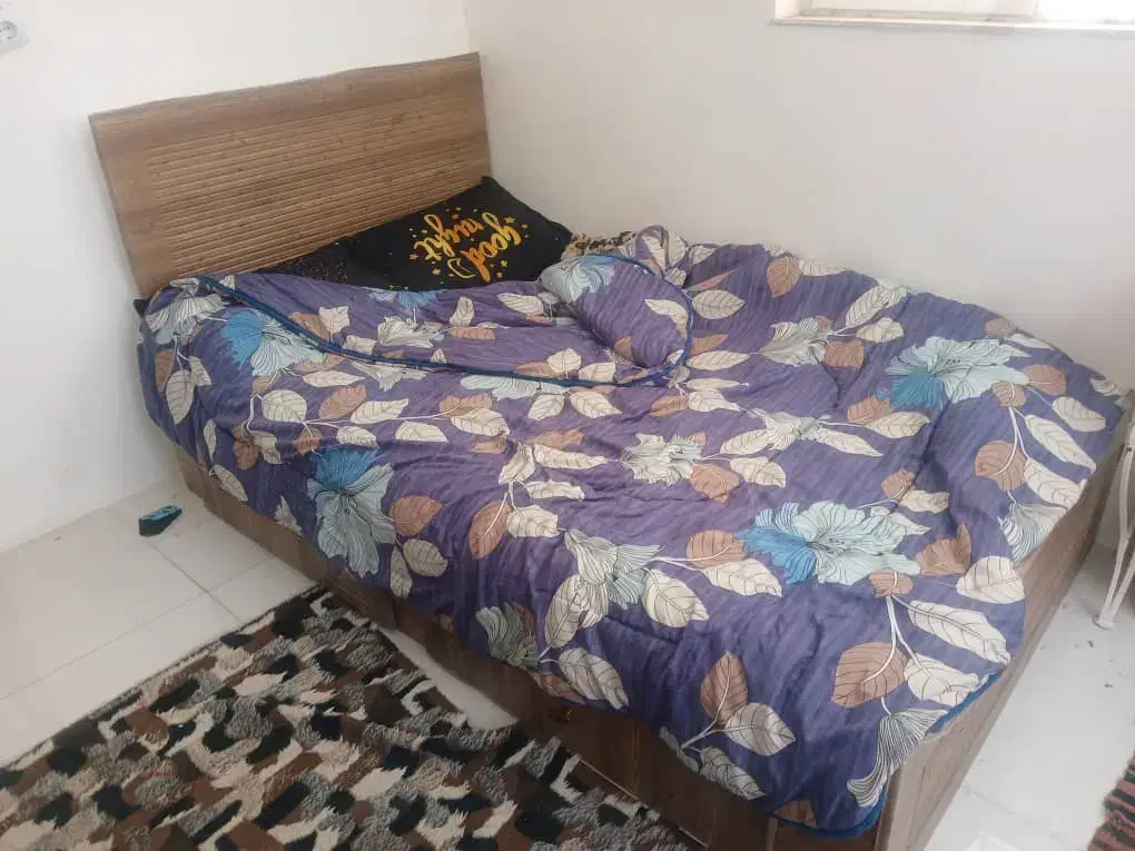 سرویس خواب یک نفره با تشک و کمد|تخت و سرویس خواب|همدان, |دیوار