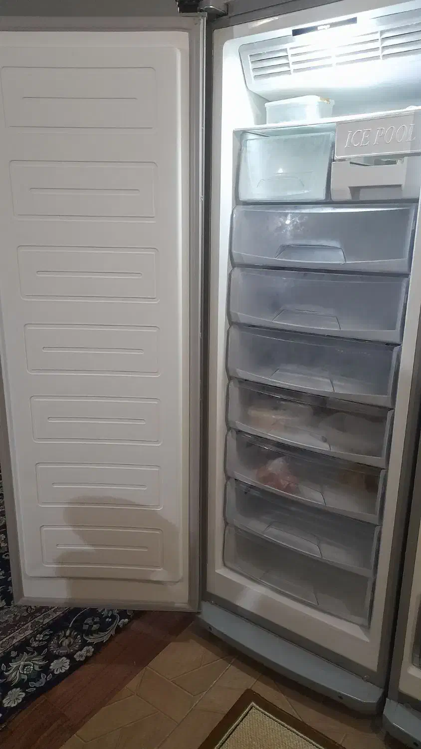 یخچال دوقلوی ایران شرق تمیز وسالم|یخچال و فریزر|رشت, عینک|دیوار