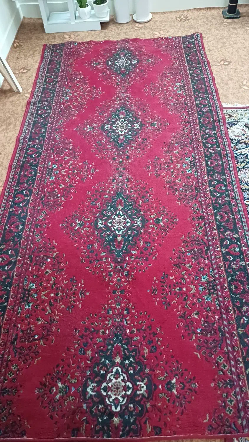 ۲عدد کنار فرشی سالم و تمیز و خوش رنگ|فرش|کازرون, |دیوار