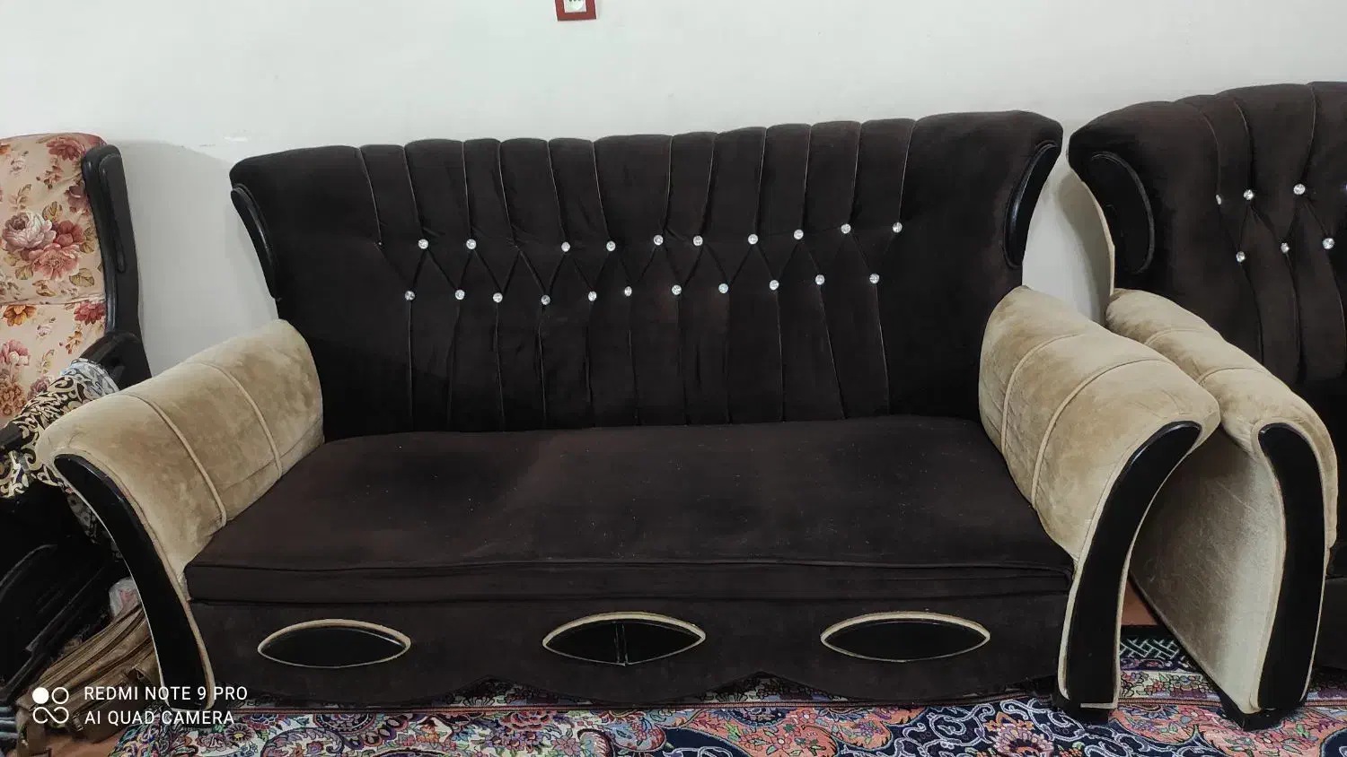 یک دست مبل هفت نفره|مبلمان خانگی و میز عسلی|نهاوند, |دیوار