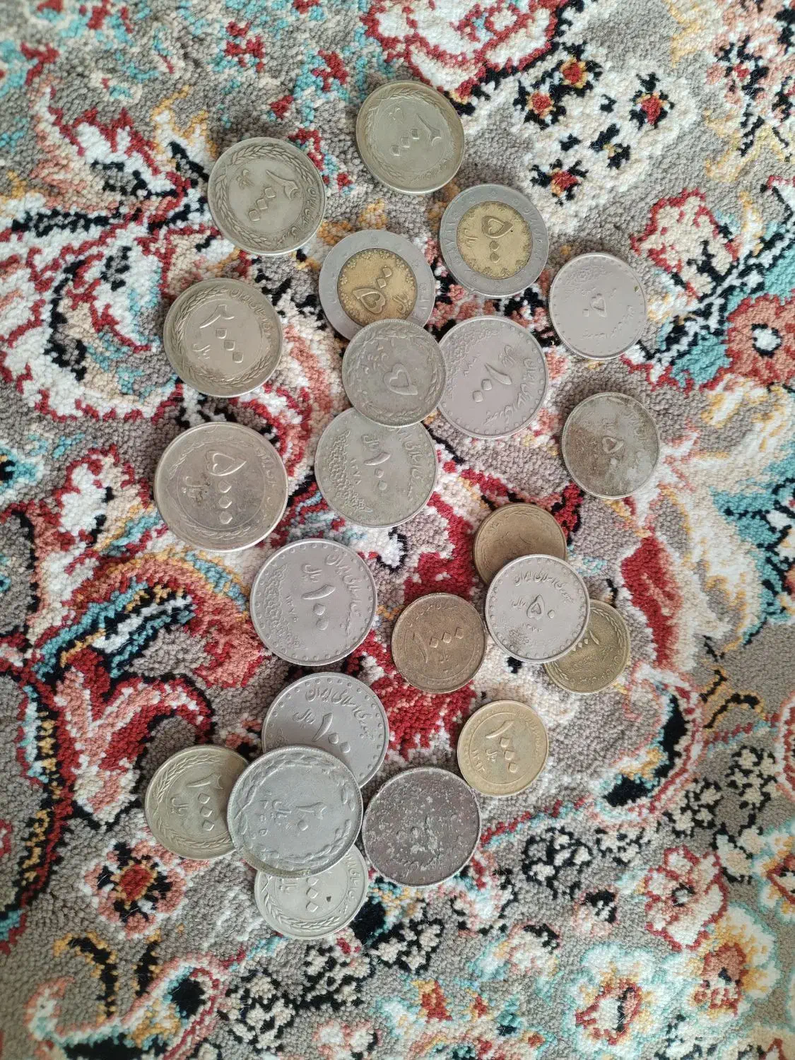 سکه 5 ریالی 50 ریالی 20 ریالی 1000 ریالی 2000 5000|کلکسیون سکه، تمبر، اسکناس|نی‌ریز, |دیوار