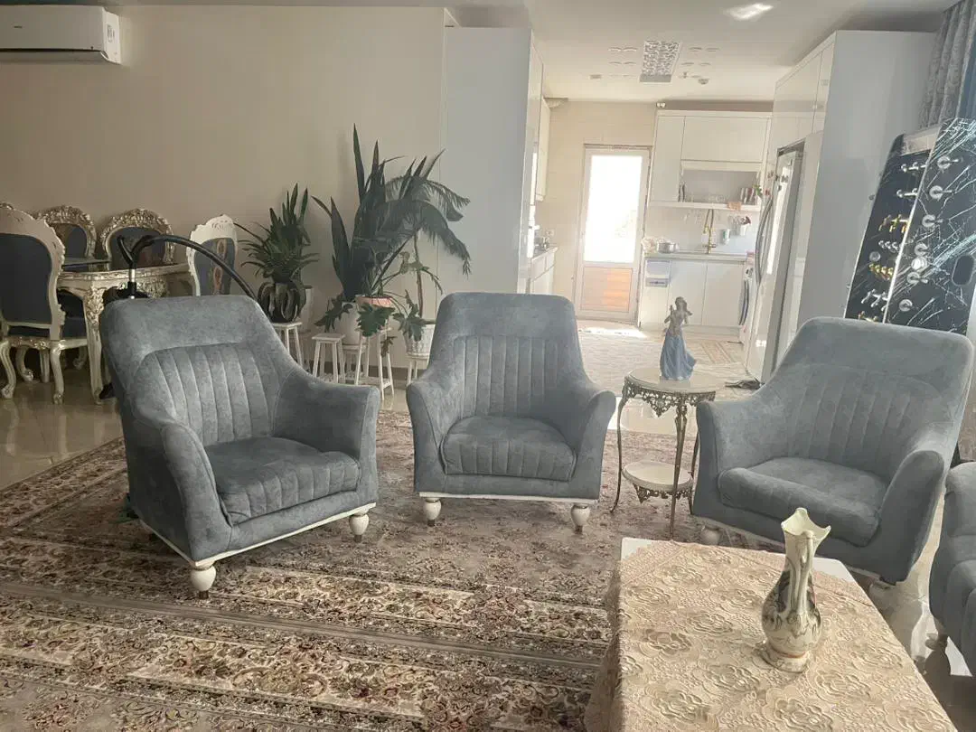 مبل راحتی ۷ نفره با جلو مبلی|مبلمان خانگی و میز عسلی|ری, اقدسیه|دیوار