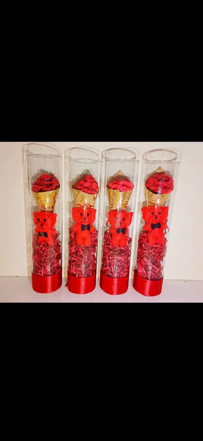 گل رز شیشه ای مناسب کادویی|گل مصنوعی|حمیدیا, |دیوار