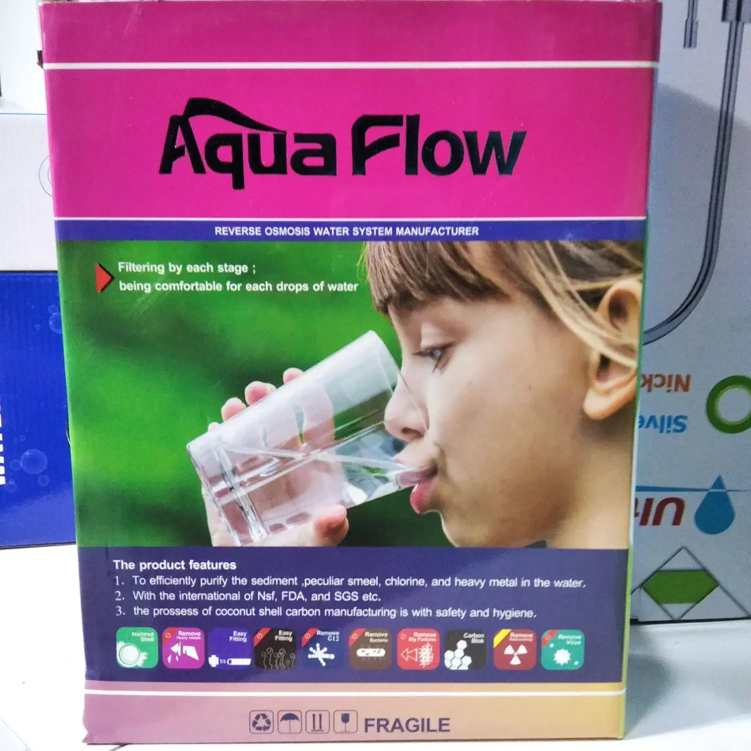 فیلتر دستگاه تصفیه آب|آبسردکن و تصفیه آب|گرگان, |دیوار