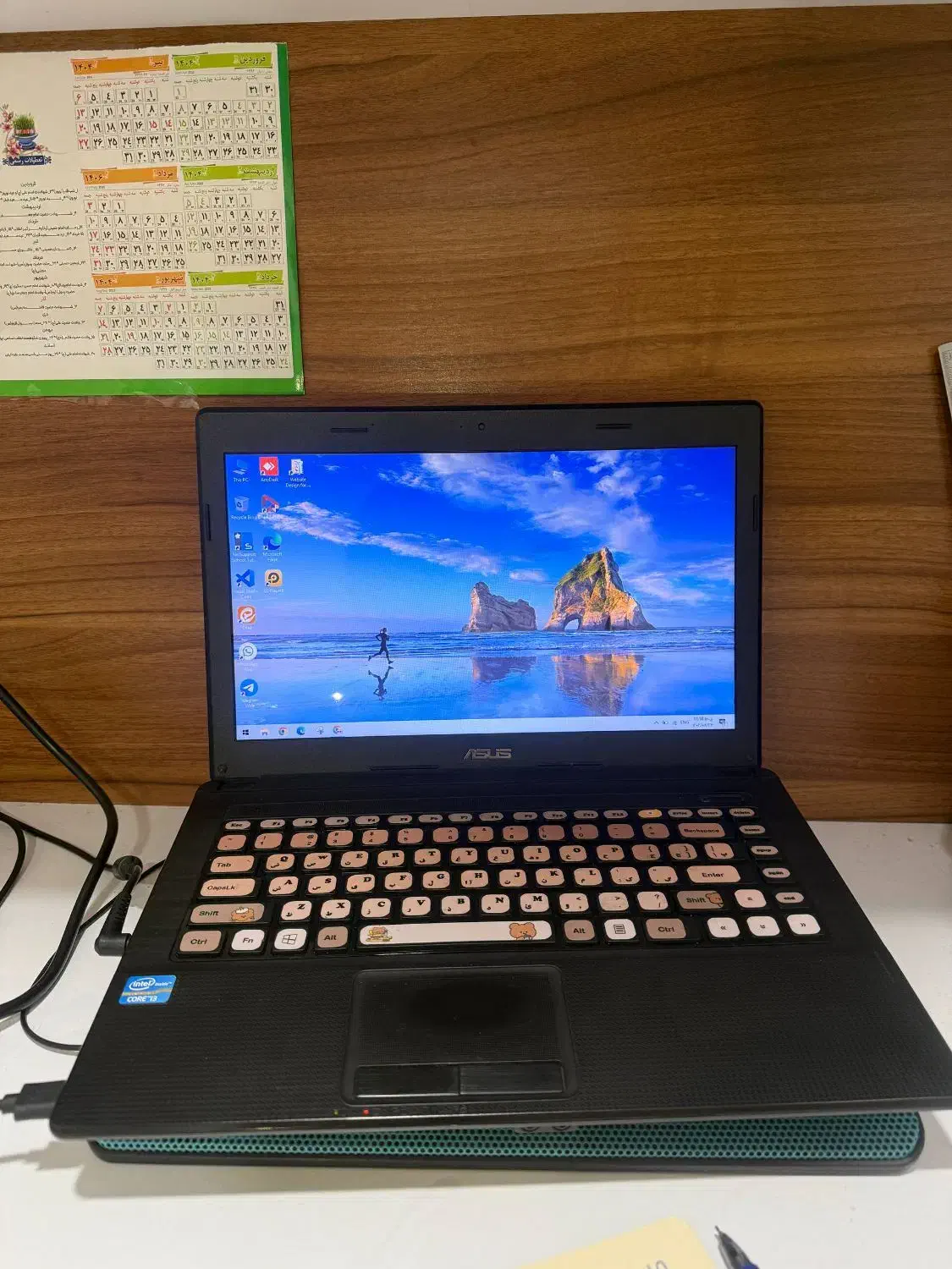 لپتاپ ASUS X55 سالم مناسب روزمره و دانشجویی|رایانه همراه|بهبهان, |دیوار