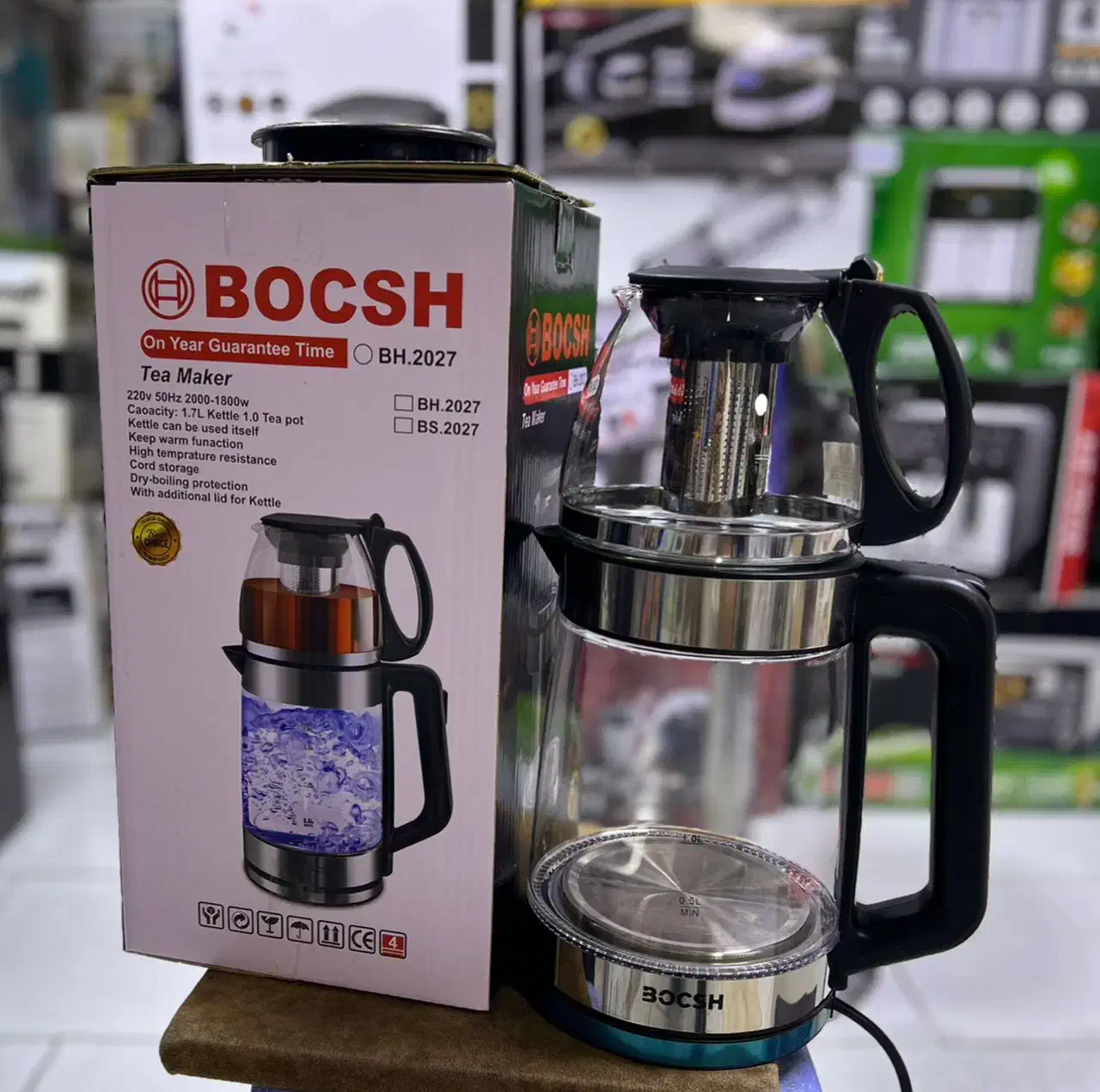 بوش چایساز برقی گرمکن دار «کتری  برقی» قوری آکبند|سماور، چای‌ساز، قهوه‌ساز|تهران, حبیب الله|دیوار