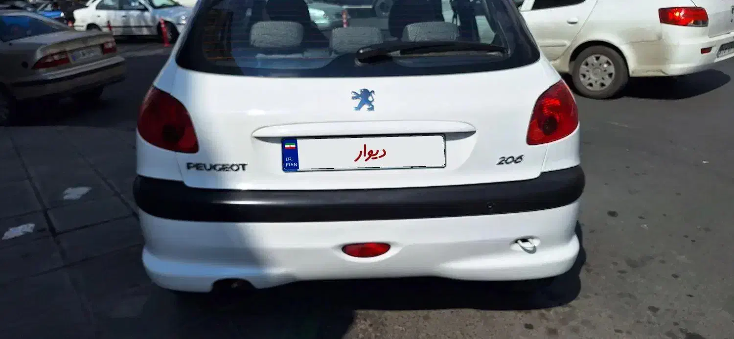 پژو۲۰۶ مدل۹۶|خودرو سواری و وانت|کرج, برغان|دیوار
