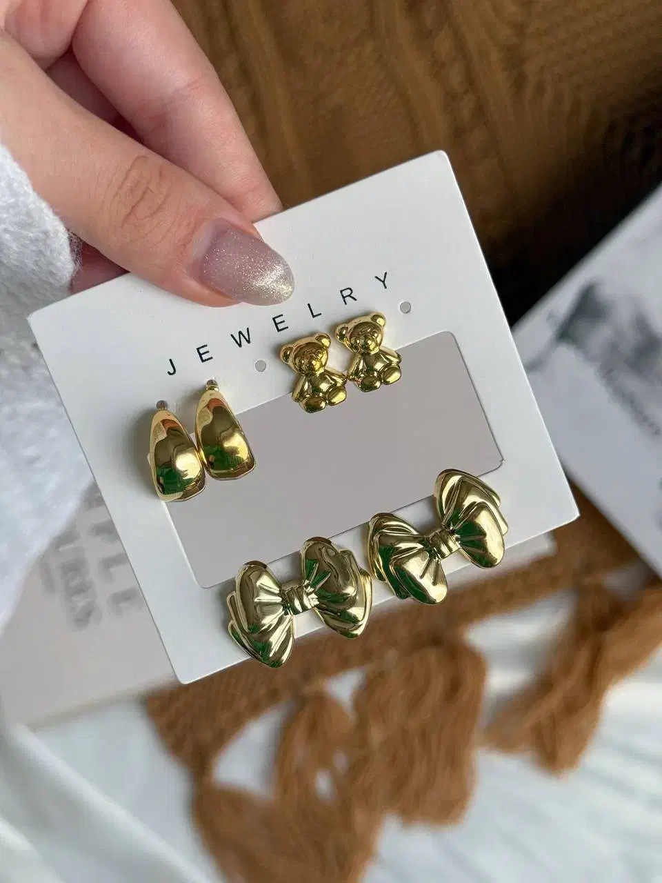 پک گوشواره دخترونه (ضد حساسیت)|بدلیجات|ساری, |دیوار