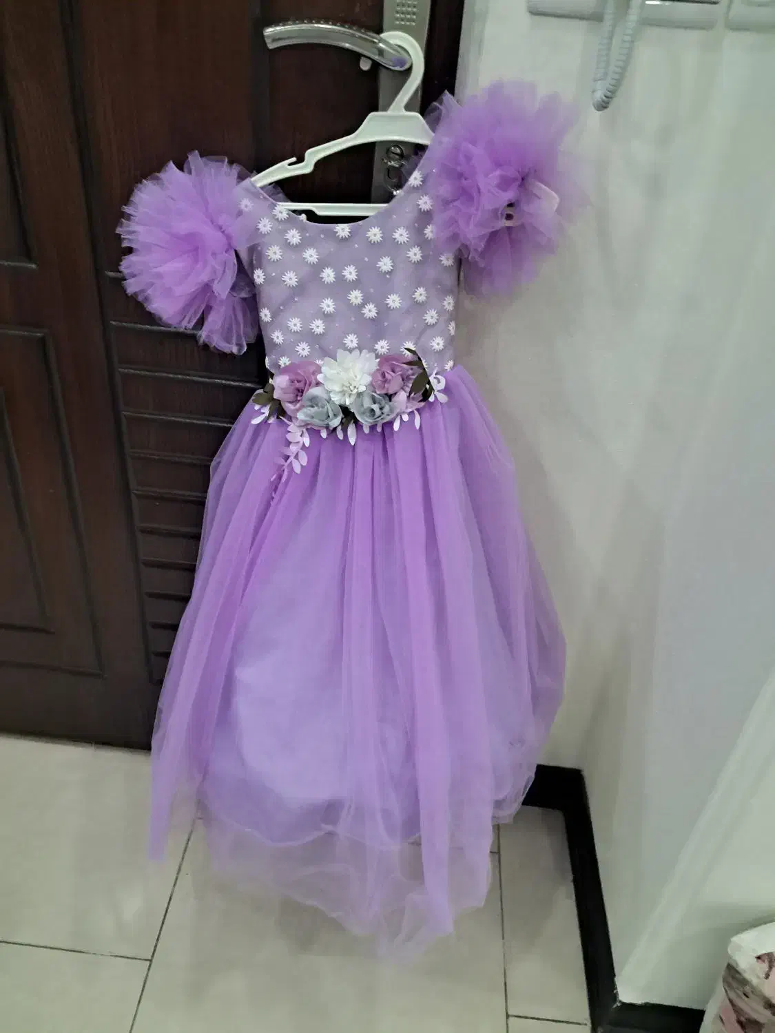 لباس عروس پفکی دخترانه|کفش و لباس بچه|تهران, دولاب|دیوار