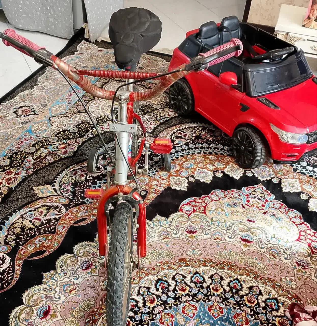 ماشین شارژی و دوچرخه|اسباببازی بچه|پرند, فاز ۶|دیوار