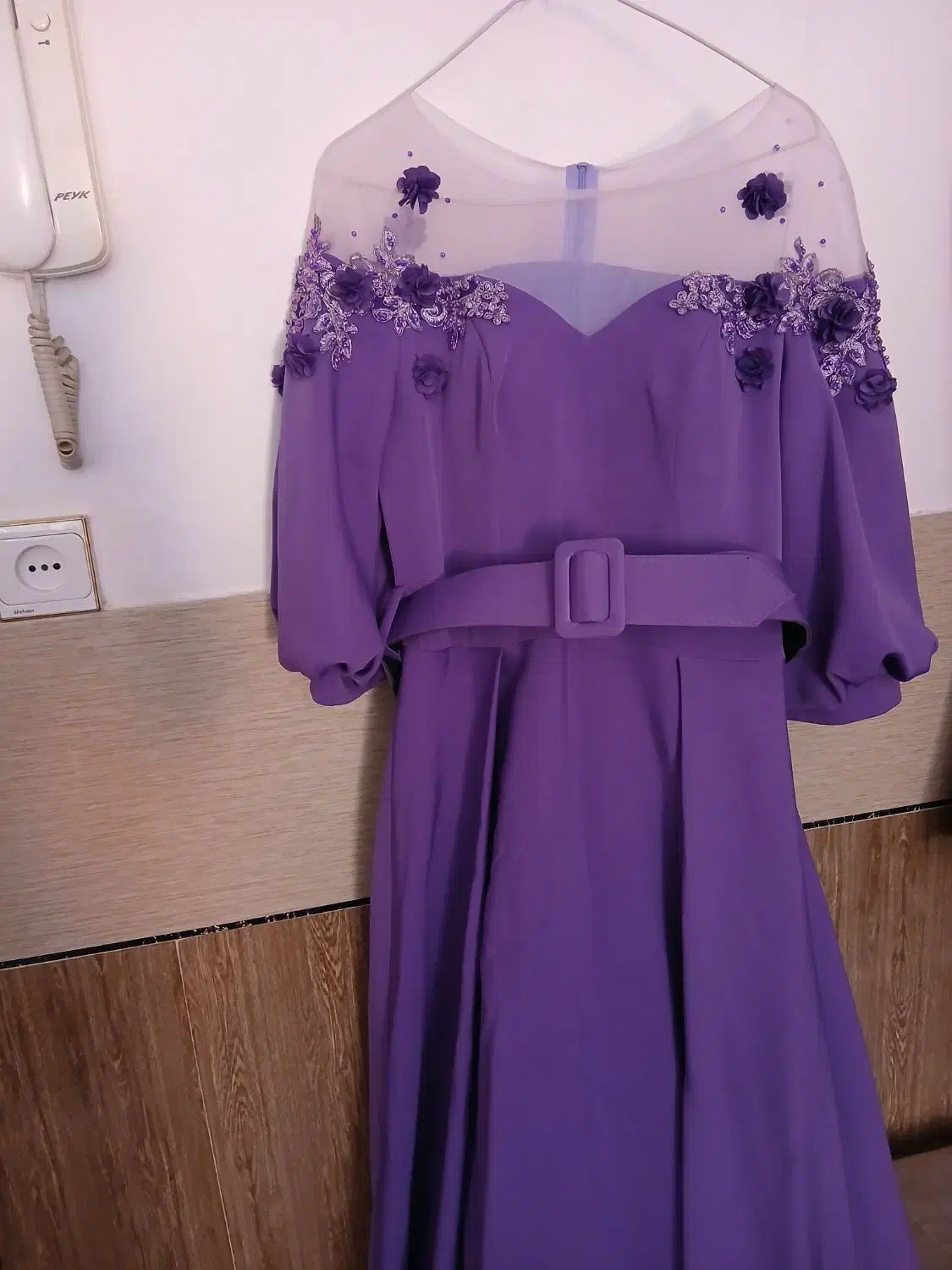 یک پیراهن بنفش سایز۳۸|لباس|سیرجان, |دیوار